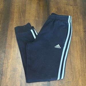 Adidas White and Black Sweatpants